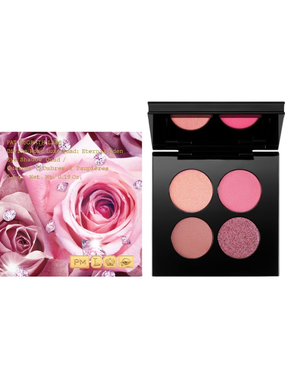 Pat McGrath Labs Divine Rose Luxe Quad: Eternal Eden Eye Shadow Quad BNIB